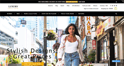 Desktop Screenshot of luxuryandme.com